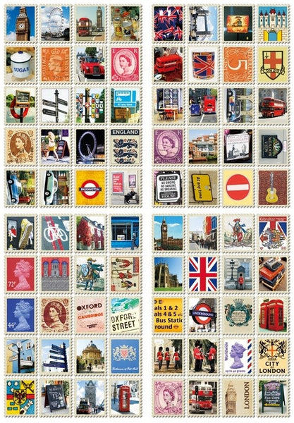 Stamp Sticker-London - 7321 DESIGN
