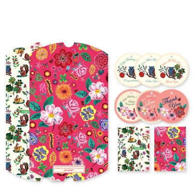 Nathalie Lete Gift Pack Large - Forest & Pink Flower