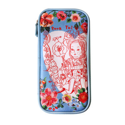 Nathalie Lete Double Sided Pouch - Rabbit
