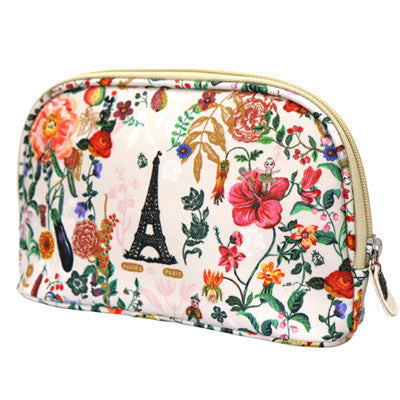 Nathalie Lete Cosmetic Pouch - Tour Eiffel Garden