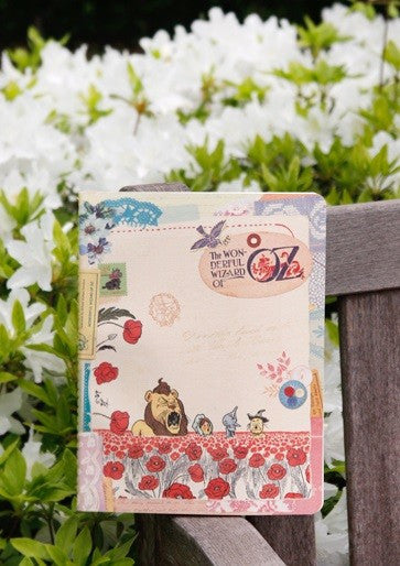 Vintage Collage Stitch Line Note (L) - The Wonderful Wizard Of Oz