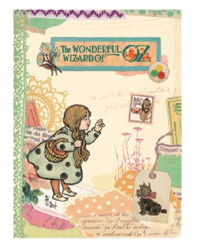 Vintage Collage Stitch Line Note (M) - The Wonderful Wizard Of Oz