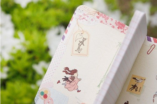 Vintage Collage Stitch Line Note (S) - The Wonderful Wizard Of Oz