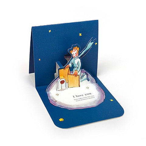 Le Petit Prince Love Pop-Up Card - Rose