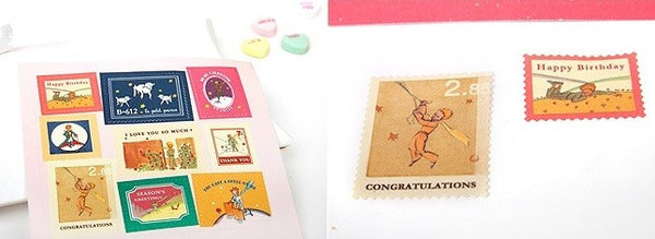 Le Petit Prince Love Pop-Up Card - Rose Garden