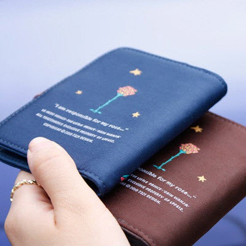 Flap Card Wallet - The Little Prince Deep Sky