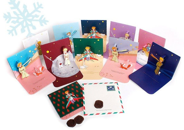 The Little Prince Christmas Pop-Up Card 08