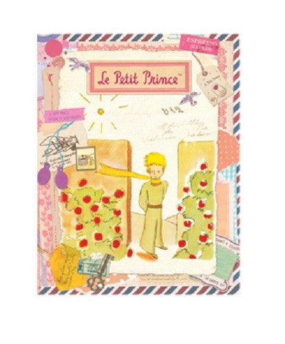 Vintage Collage Stitch Line Note (L) - The Little Prince