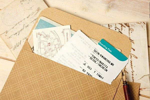 Postcard Envelope - Check