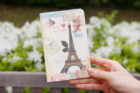 Vintage Collage Stitch Line Note (S) - Paris