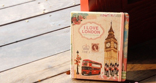 Vintage Collage Collection Line Note - London