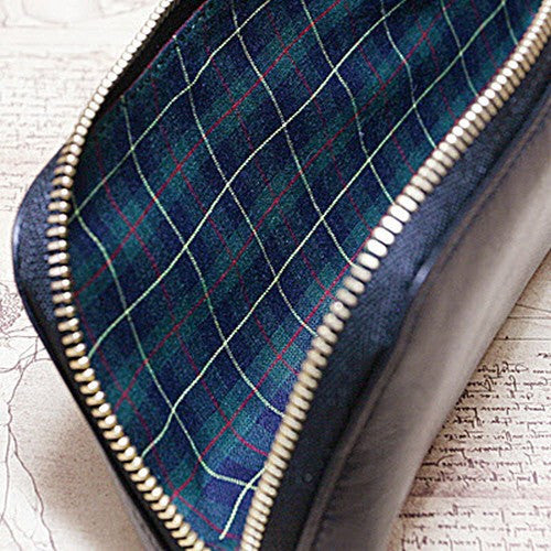 Leather Pencil Case - Black