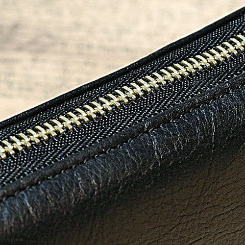 Leather Pencil Case - Black