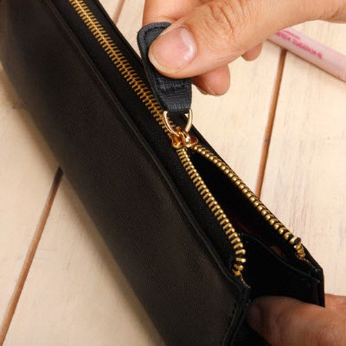 Leather Pencil Case - Brown