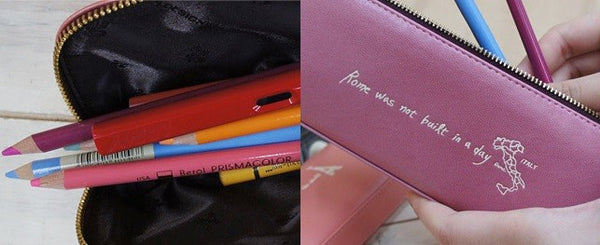 Leather Pencil Case Italy