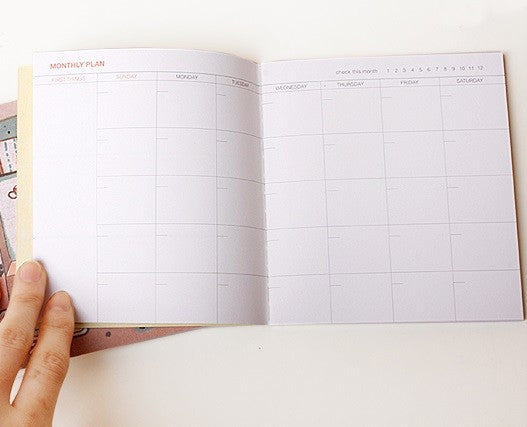 Monthly Stitched Planner - (S) Samo
