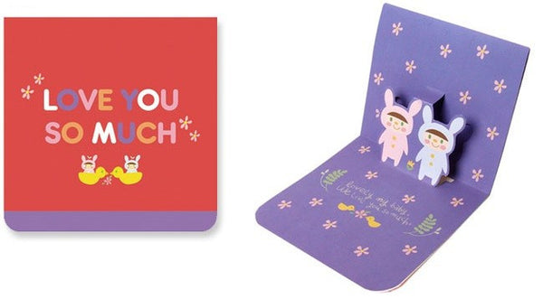 Okaytina Pop-Up Card - Love You So Much