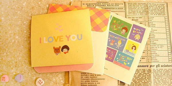 Okaytina Pop-Up Card - I Love You
