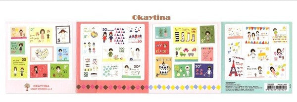 Okaytina Stamp Stickers Ver.2