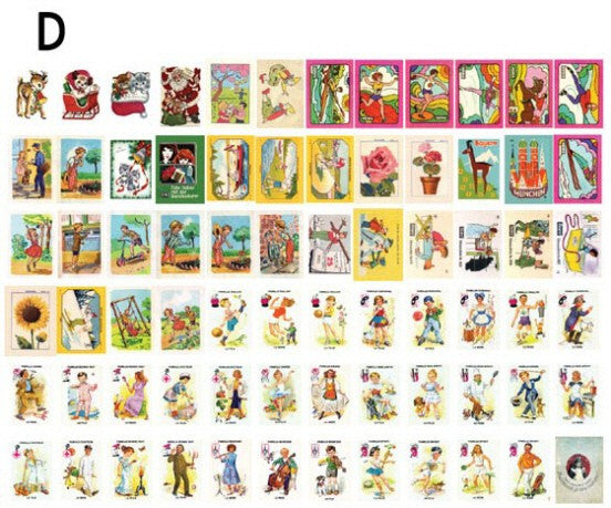 Europe Matchbox Label Stickers Refill Pack - D