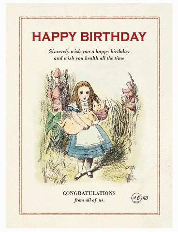Alice Card Collection - Birthday 43