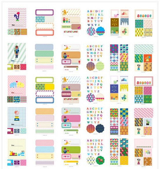 Scandinavia Labels & Stickers Dictionary