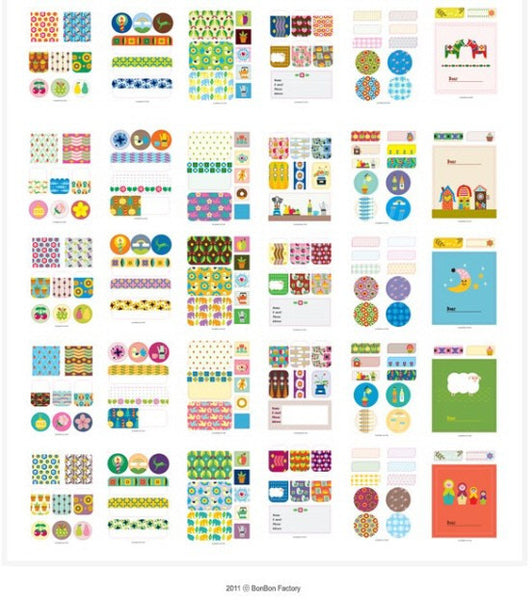 Scandinavia Labels & Stickers Dictionary