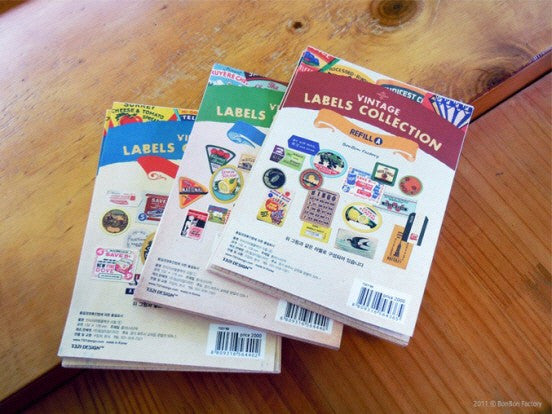 Vintage Labels Collection -Refill_H