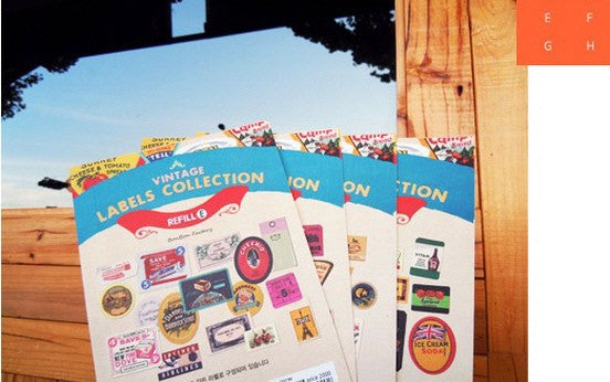 Vintage Labels Collection -Refill_H