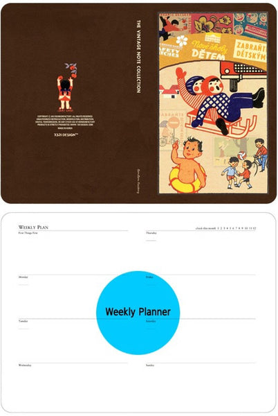 Vintage Note Collection - Weekly Planner