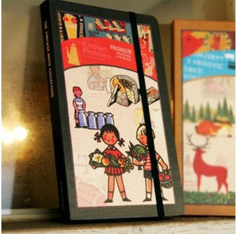 Vintage Note Collection - Blank Notebook