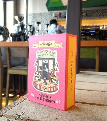 Matchbox Label Stickers - Francoise