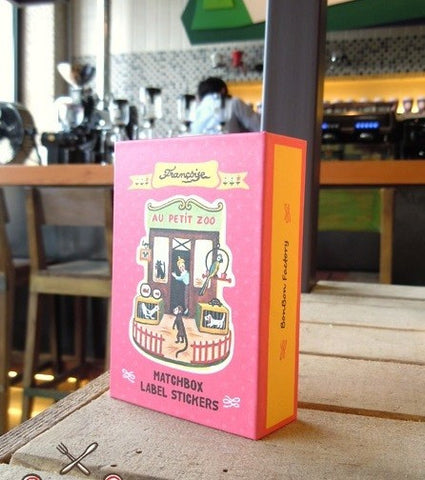 Matchbox Label Stickers - Francoise