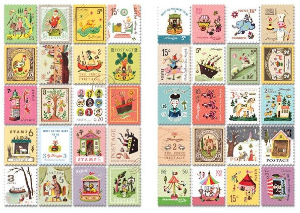 Postage Stamp Stickers
