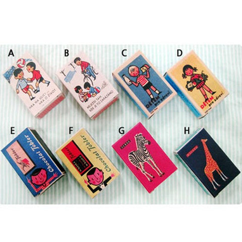 Czech Matchbox Label Stickers Refill Pack-F