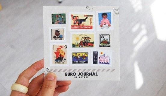 Stamp Stickers - Euro Journal Ver. 2