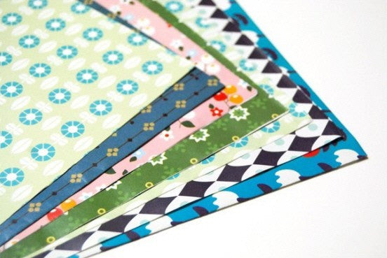 Natural European Wrapping Paper Book