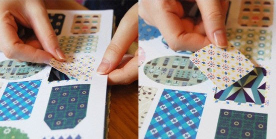 Natural European Wrapping Paper Book
