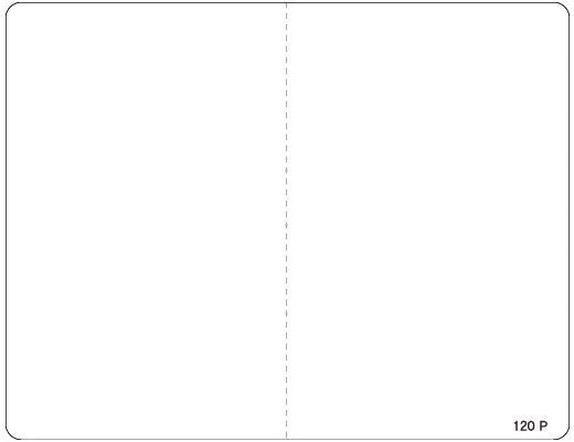 Alice Stitch Blank Notebook (S)