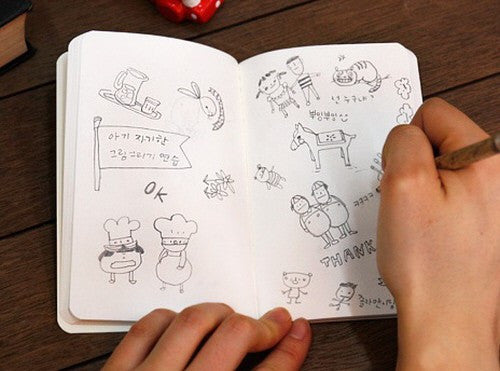 Alice Stitch Blank Notebook (S)
