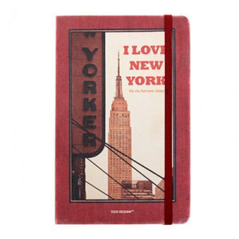 New York Line Note - Red Wine (M)