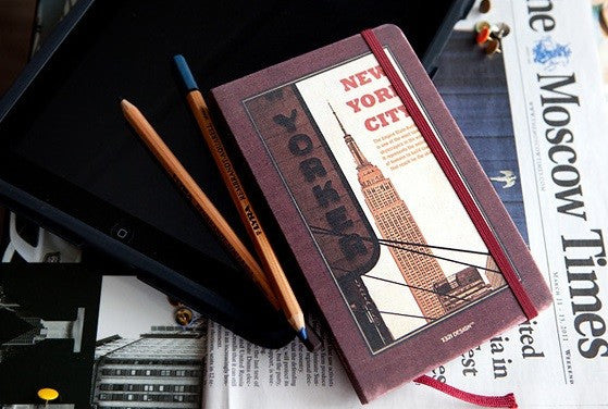 New York Line Note - Red Wine (M)
