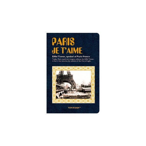 Paris Stitch Blank Notebook (M) - 7321 DESIGN