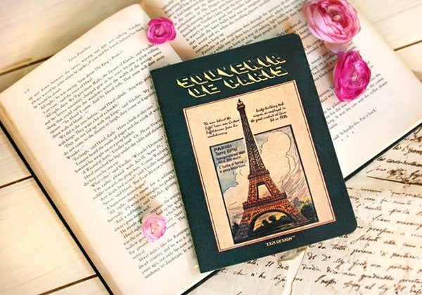 Paris Stitch Blank Notebook (M)