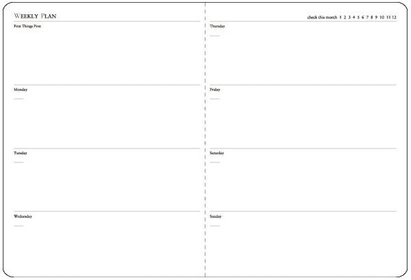 NYC Stitch Weekly Planner (M)