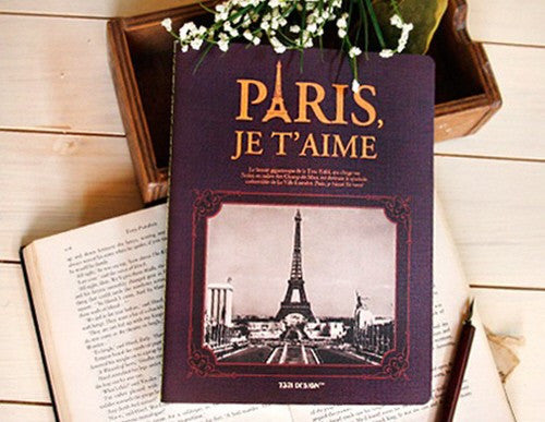 Paris Stitch Line Notebook (L)