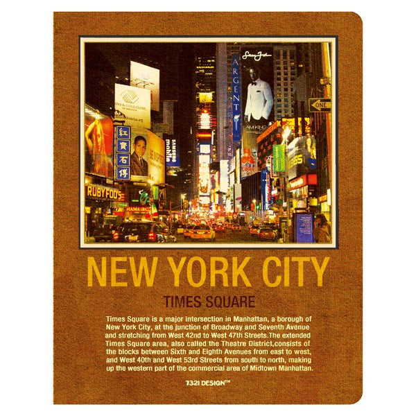 NYC Stitch Blank Notebook (L)