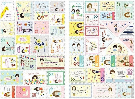 STAMP STICKER ver.3 - Okaytina