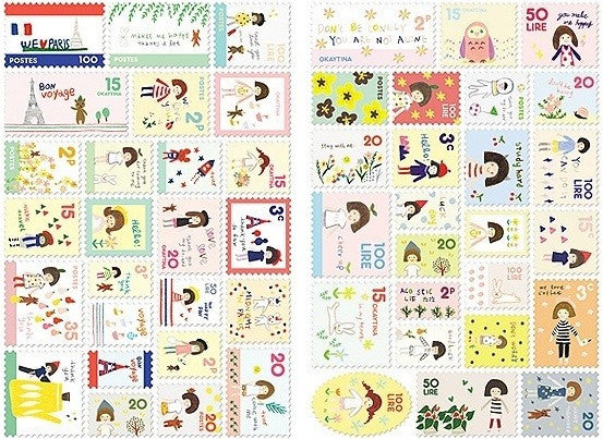 STAMP STICKER ver.3 - Okaytina