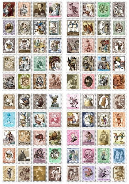 Alice Stamp Sticker